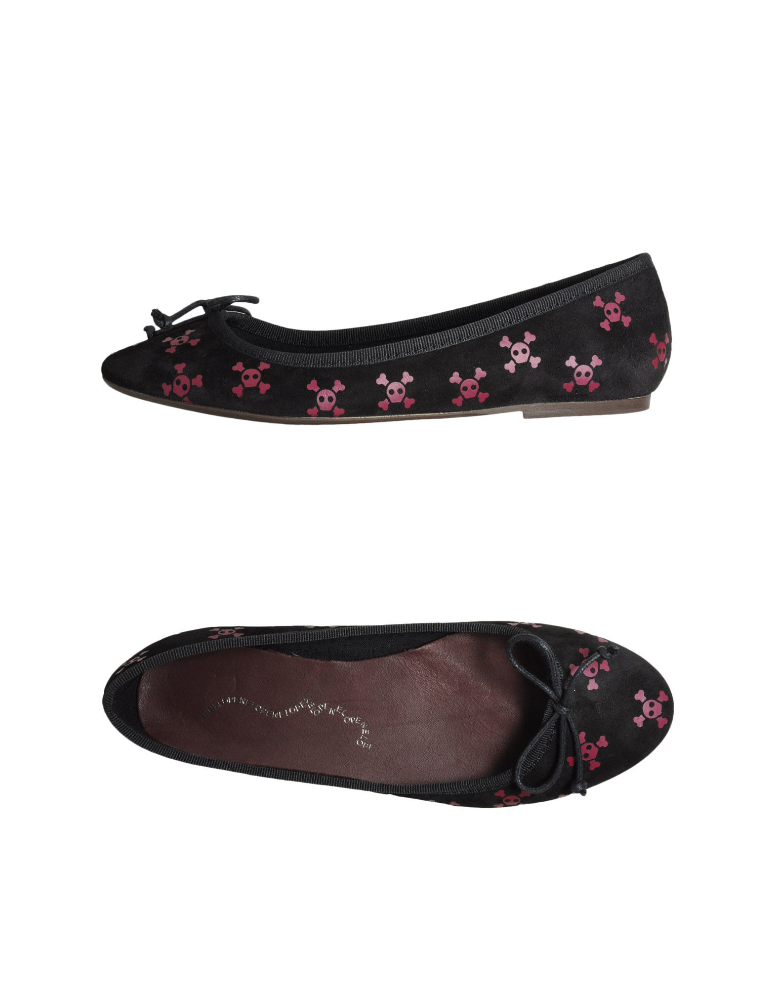 maroon ballet flats