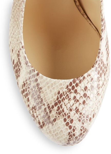 pamela snake embossed leather tall boot