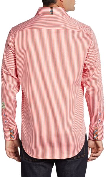 robert graham orange shirt