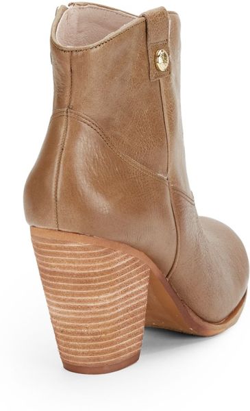 vince camuto leather ankle booties