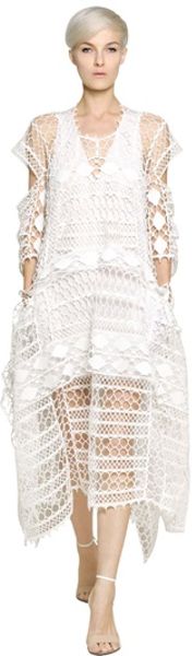 chloe white lace dress