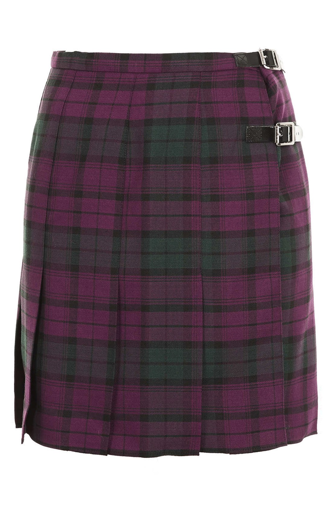 topshop plaid skirt