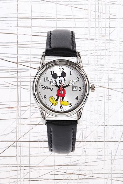 Urban Outfitters Disney Mickey Mouse Watch in Black in Black | Lyst