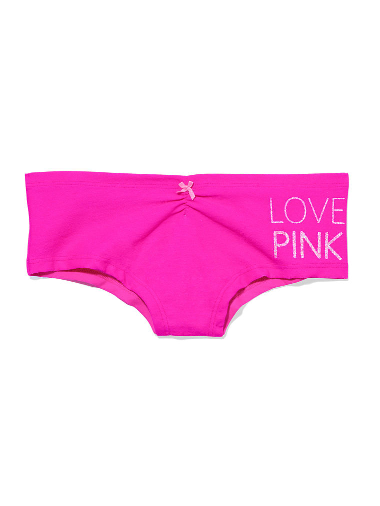Victoria's Secret Ruched Hipster Panty in Pink (hot pink) Lyst