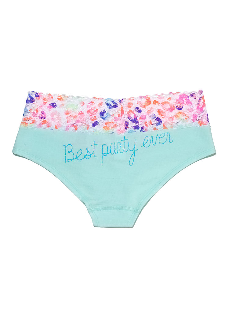 Victoria's Secret Lace Trim Hipster Panty in Multicolor (mint best