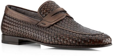 magnanni woven loafer