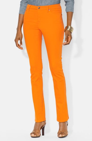 ralph lauren orange pants