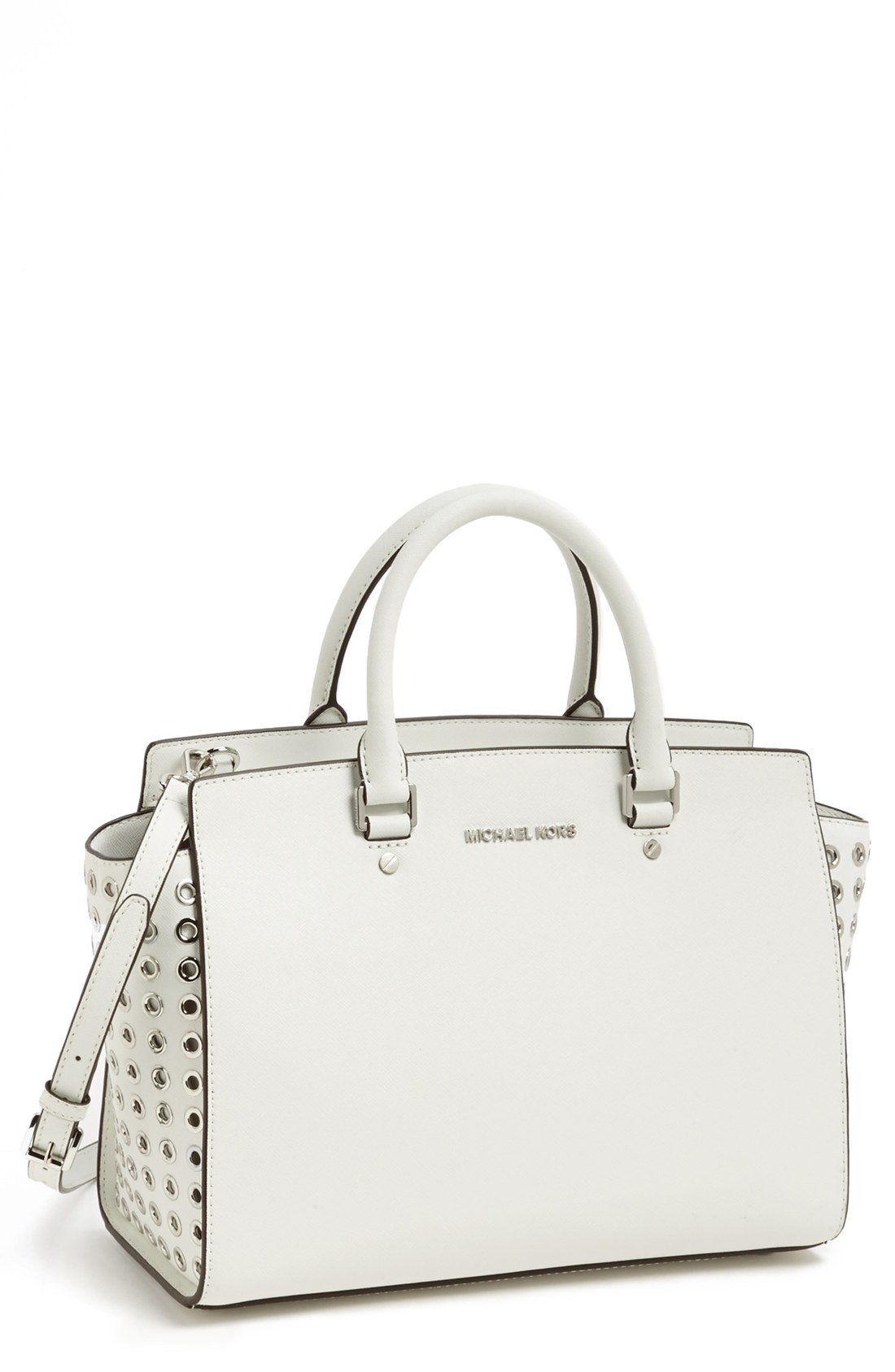 white michael kors purse macys