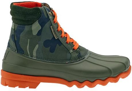 sperry camo duck boots