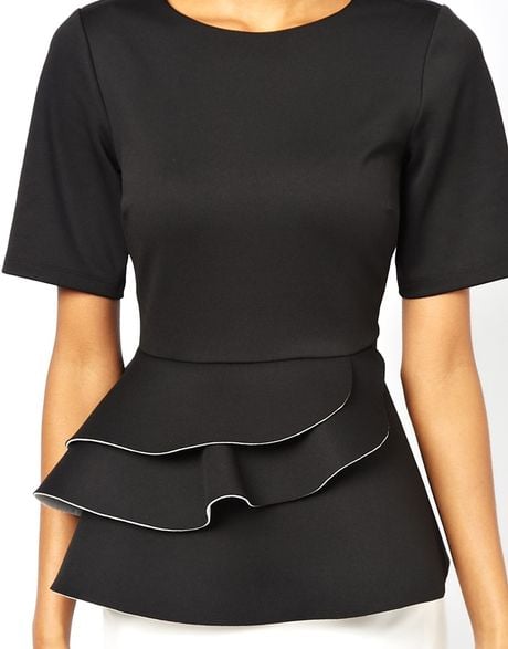 asos peplum top