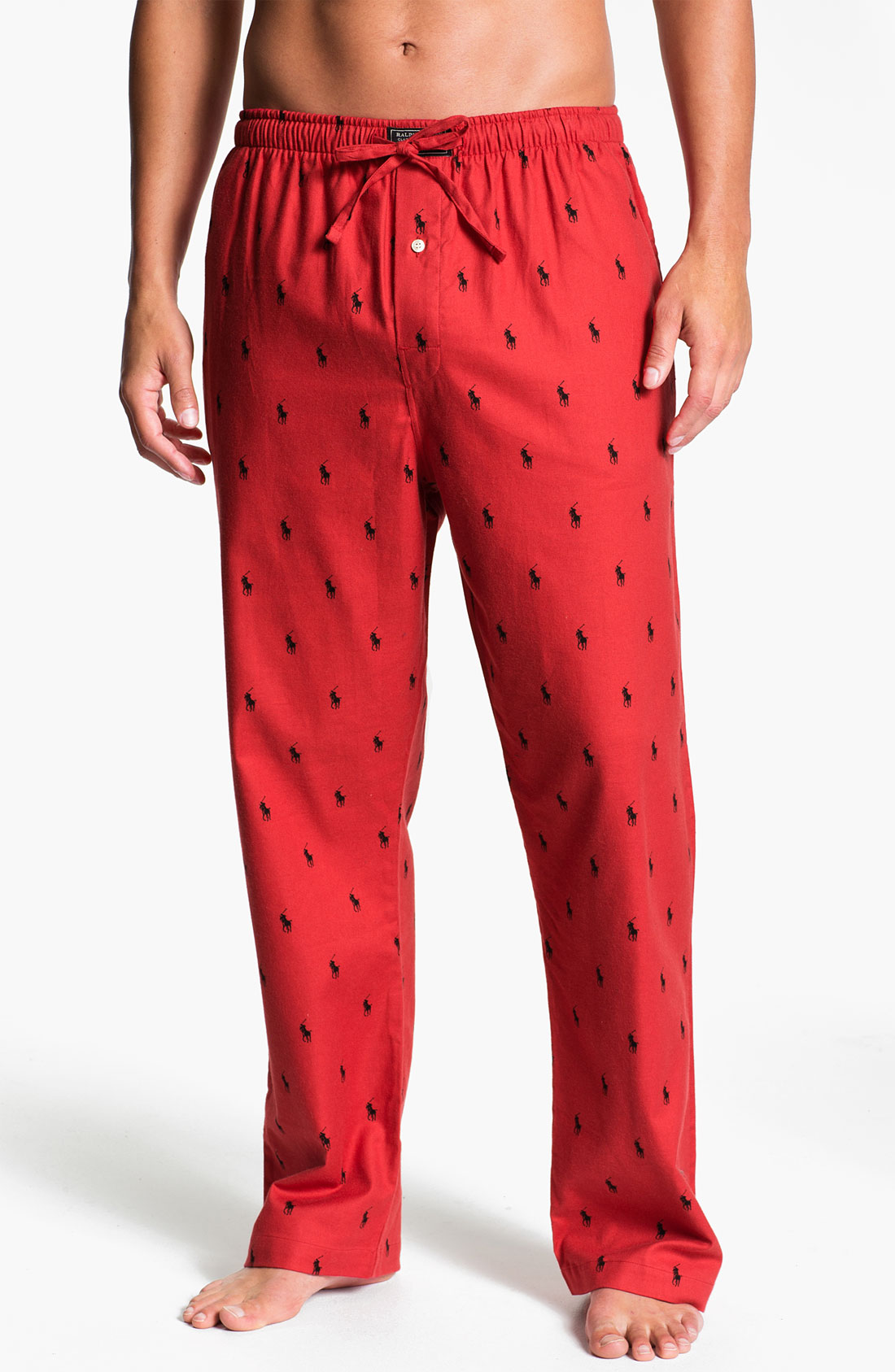 red flannel sweatpants