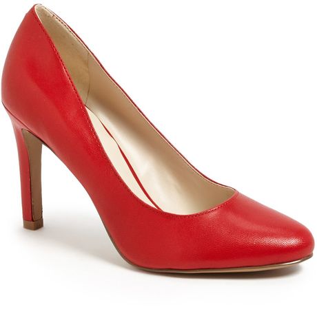 Nine West Gramercy Pump in Red (Red Leather) | Lyst