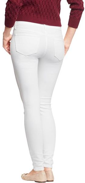 Old Navy The Rockstar White Jeans in White (Bright White)