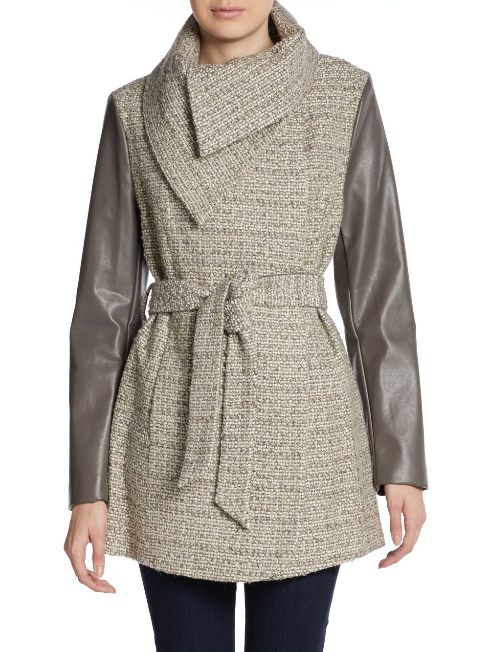 tahari wrap coat