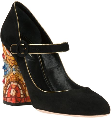 embellished dolce gabbana heel pump