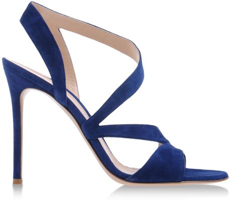gianvito rossi blue heels