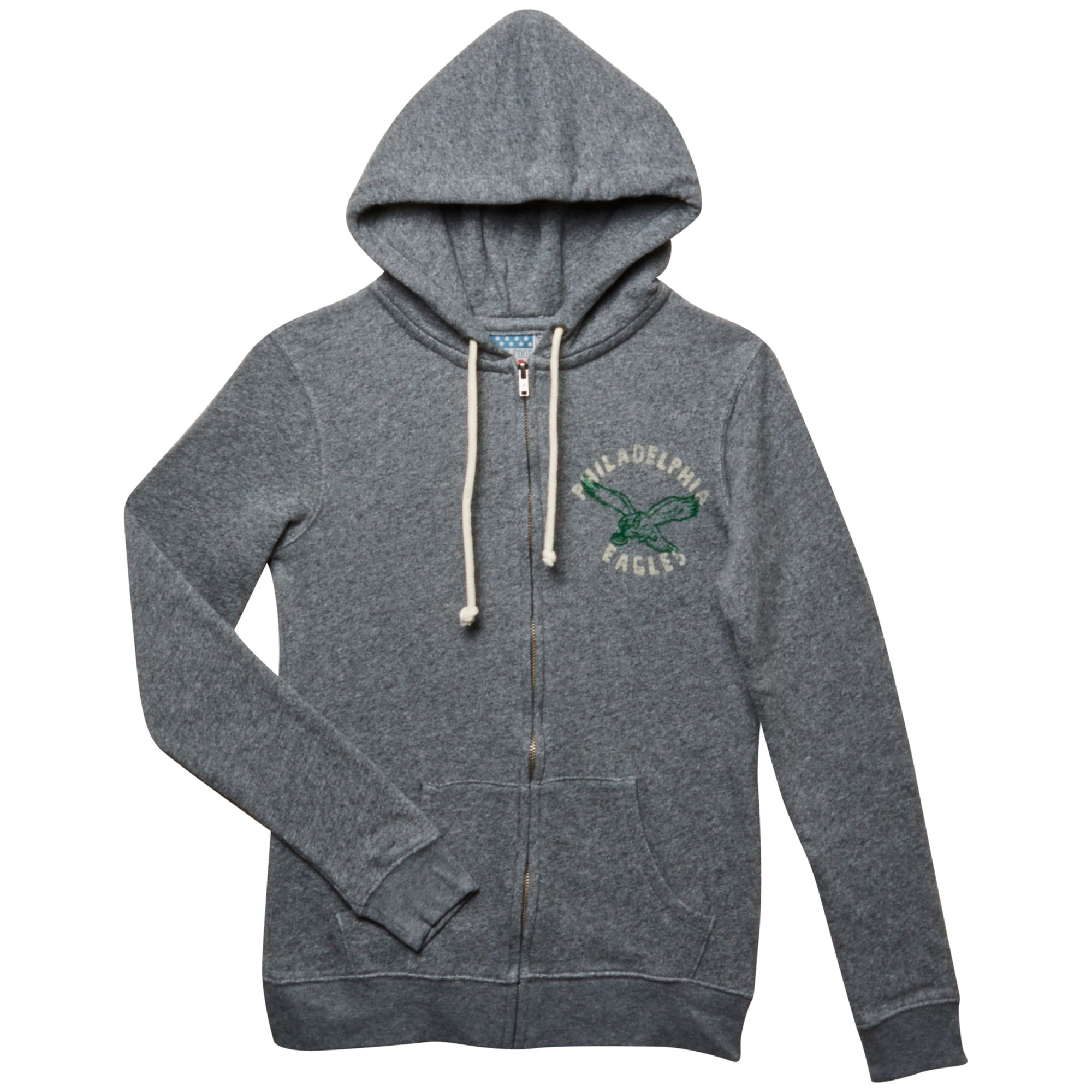 Junk Food Womens Philadelphia Eagles Sunday Hoodie Sweatshirt in Gray (DarkGray) | Lyst
