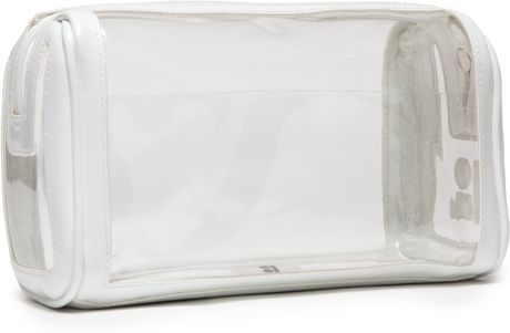 white clear bag