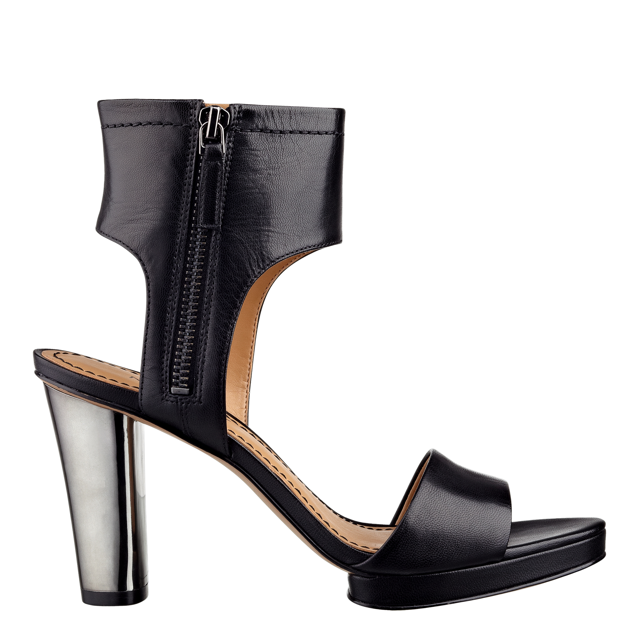 Nine West Kieraline Sandal in Black (BLACK LEATHER) | Lyst