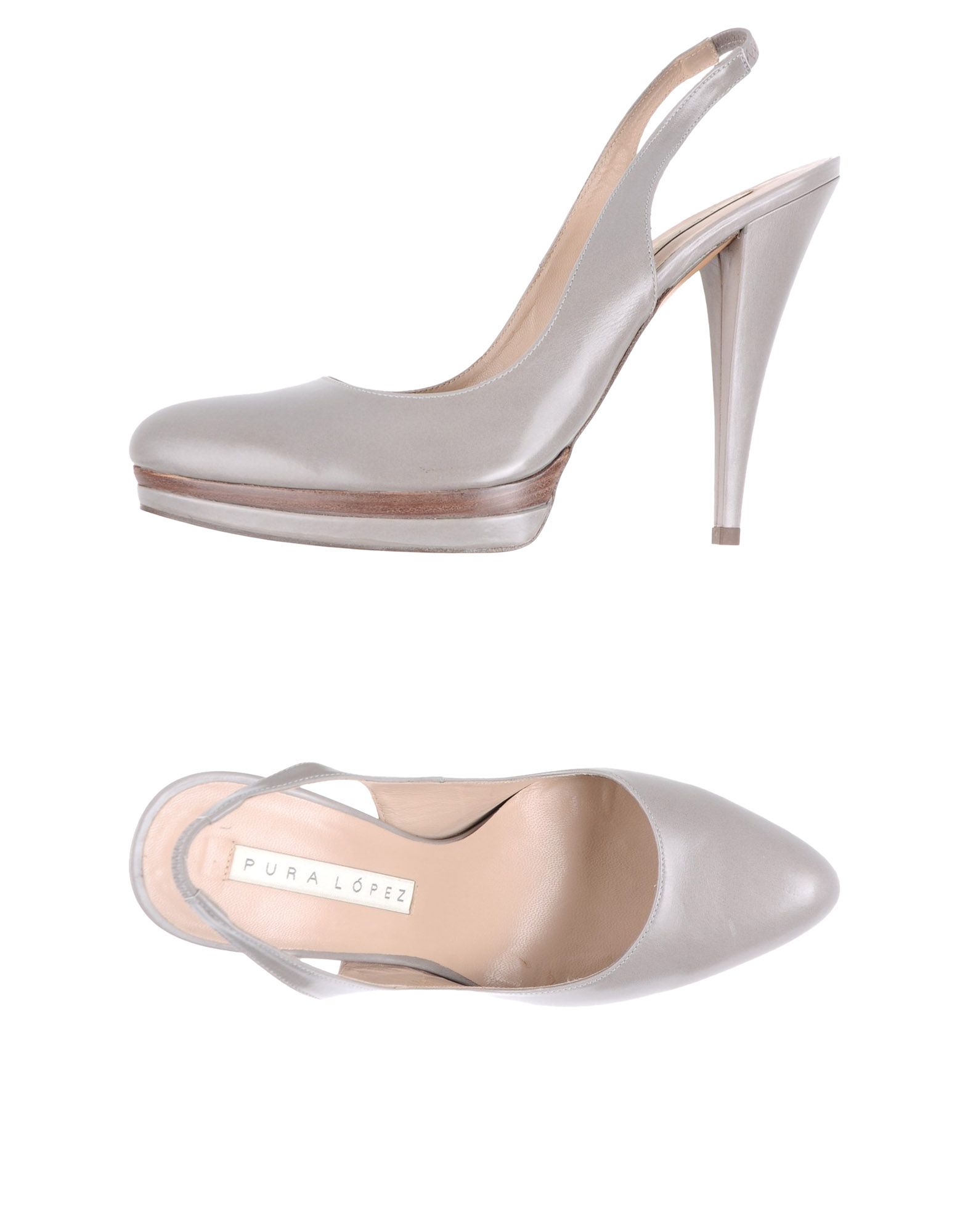 grey sling backs