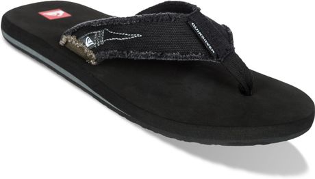 Quiksilver Abyss Canvas Flip Flop in Gray for Men (Grey) | Lyst