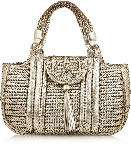 anya hindmarch woven bag