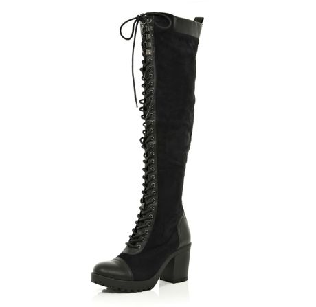 river island boots knee high