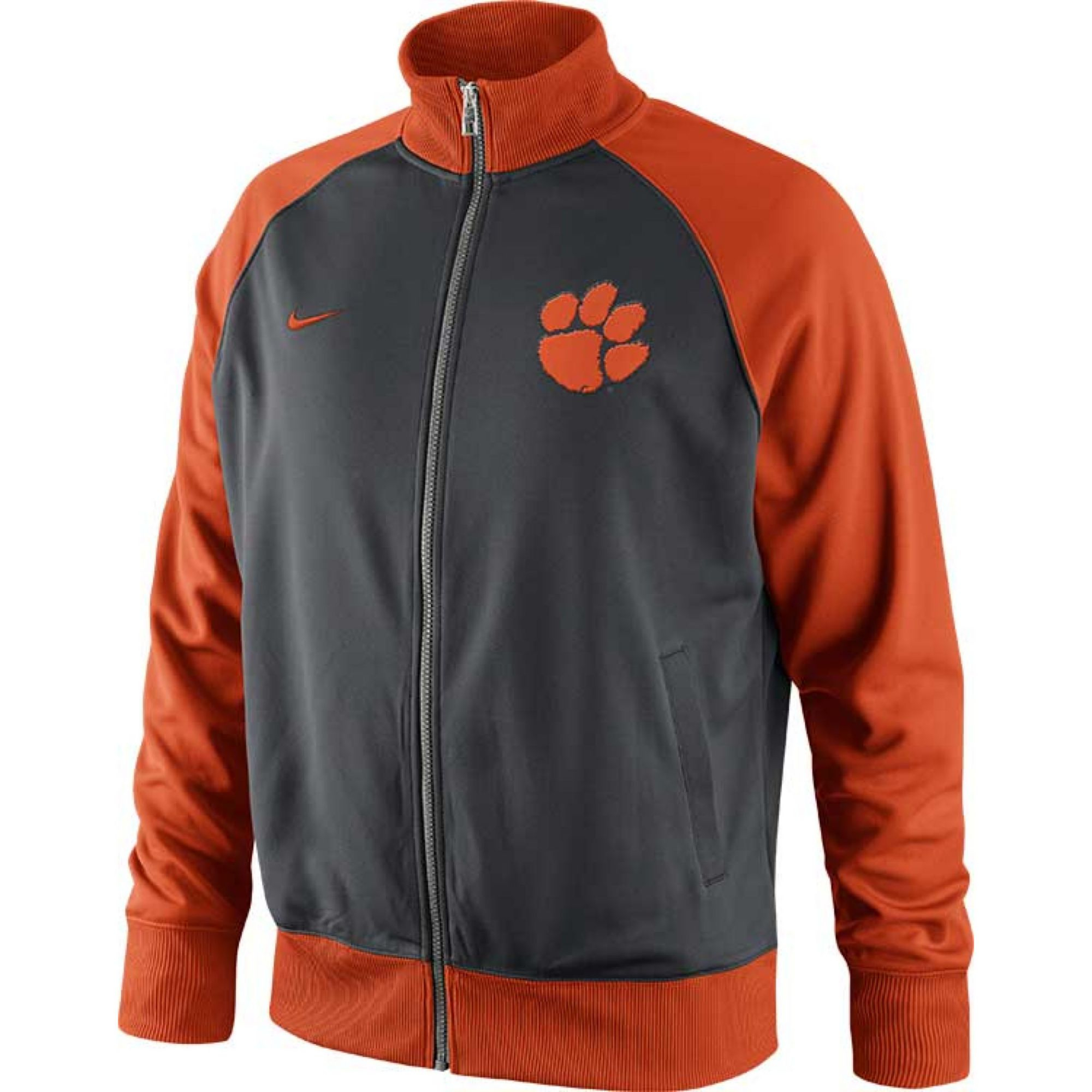 Nike Mens Clemson Tigers Fashion Track Jacket in Orange for Men