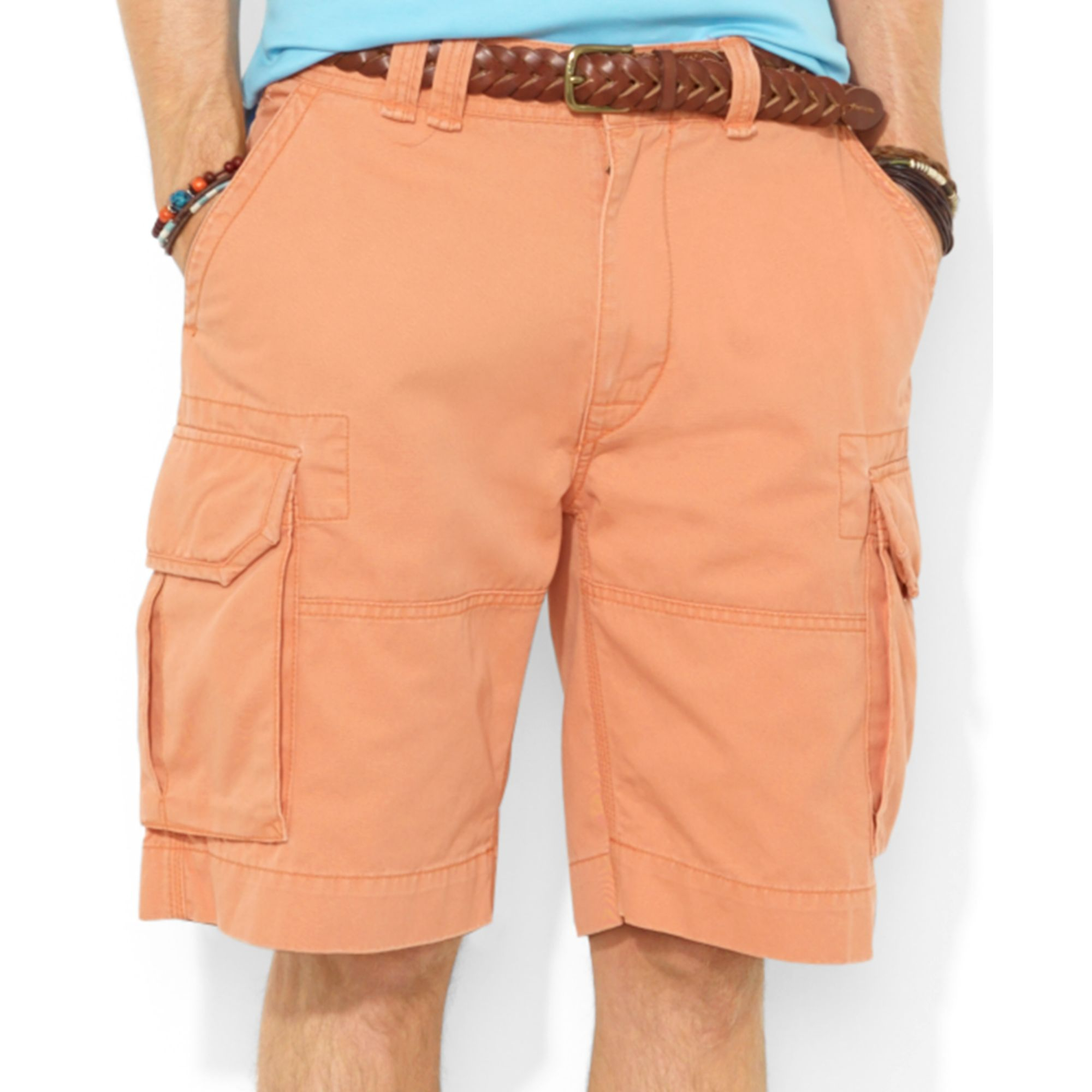 Polo Ralph Lauren Polo Classic Cargo Shorts in Orange for Men (True