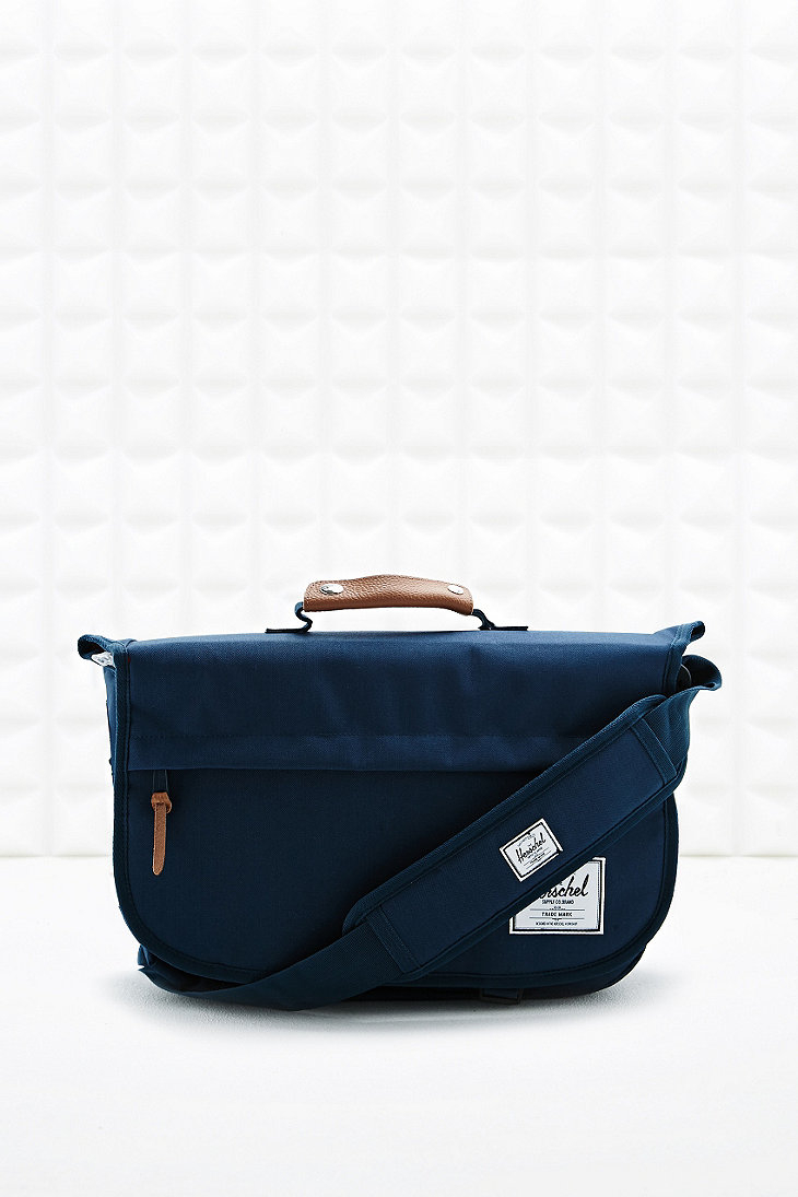 Herschel Supply Co. Mill Messenger Bag in Navy in Blue for Men (NAVY