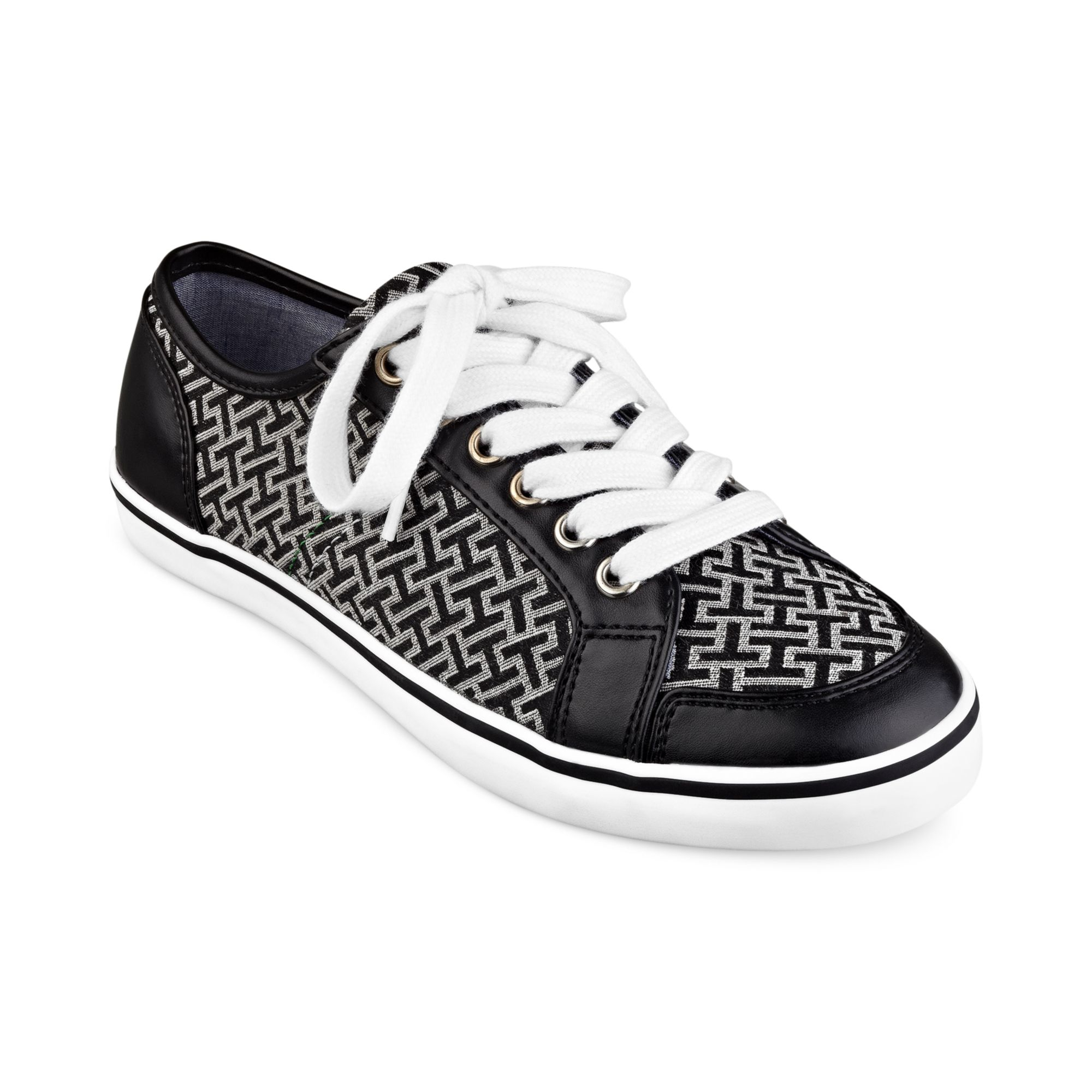tommy hilfiger black sneakers