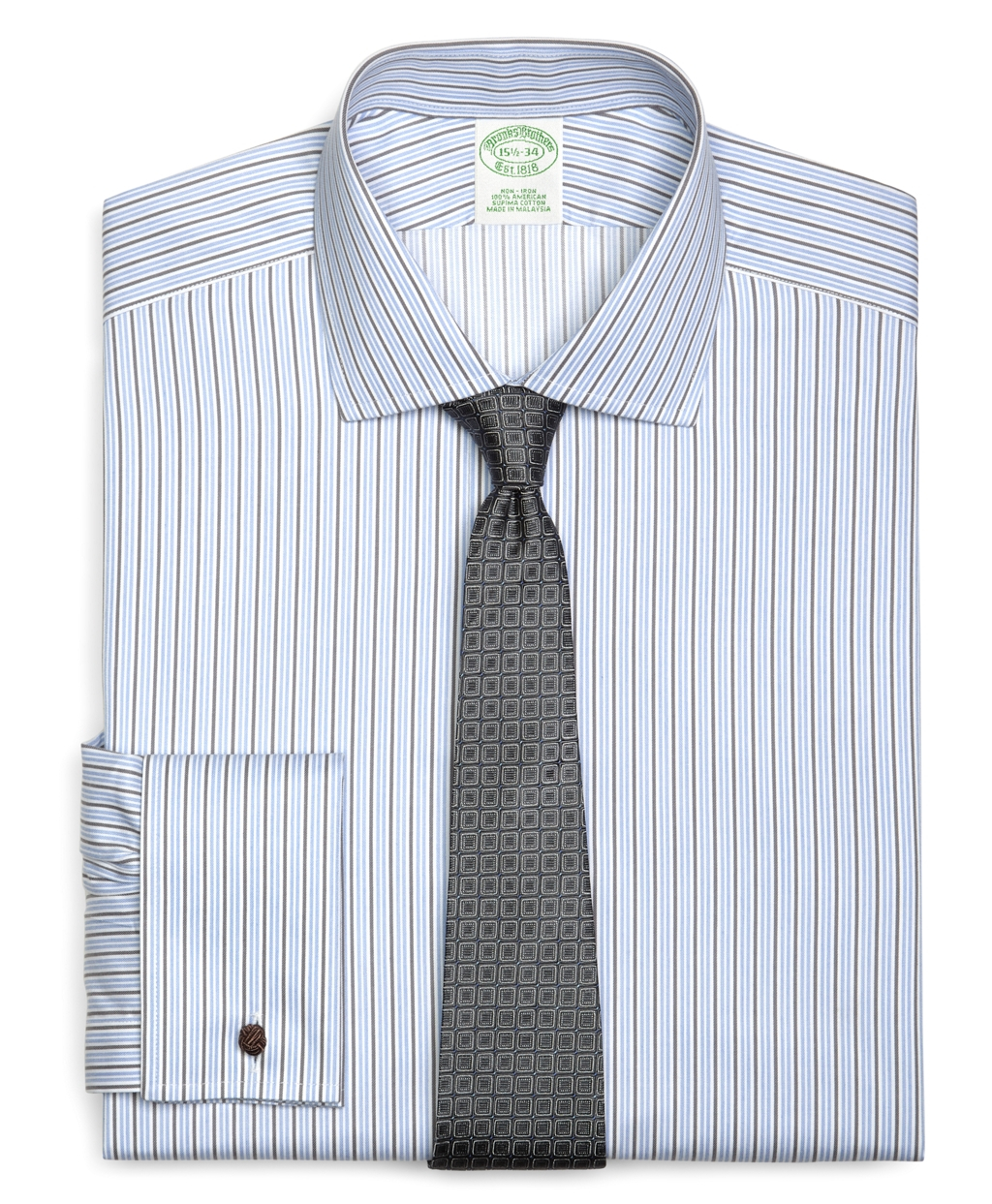 Brooks Brothers Supima Cotton Noniron Extraslim Fit Spread Collar