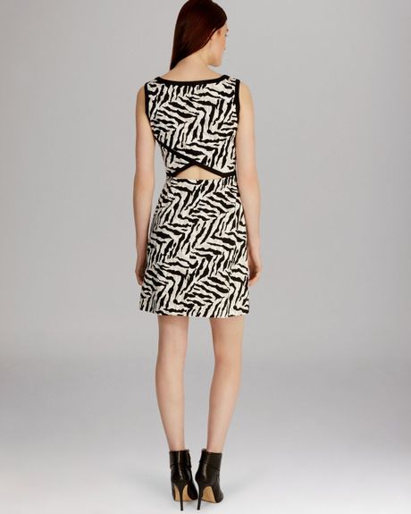 karen millen zebra print top