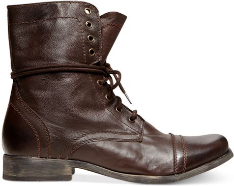 steve madden mens boots brown