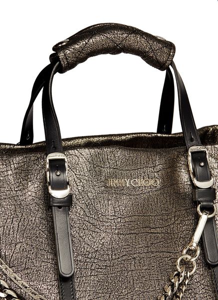 jimmy choo metallic bag