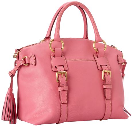 dooney and bourke pink signature handbags