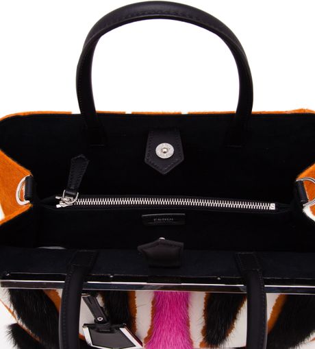 fendi zebra print bag