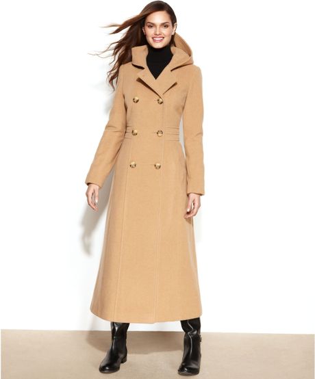 Anne Klein Double Breasted Wool Coat