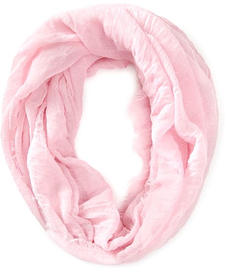 Forever 21 Effortless Infinity Scarf in Pink (LIGHT PINK)