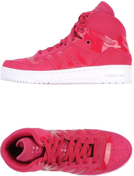 adidas pink high tops