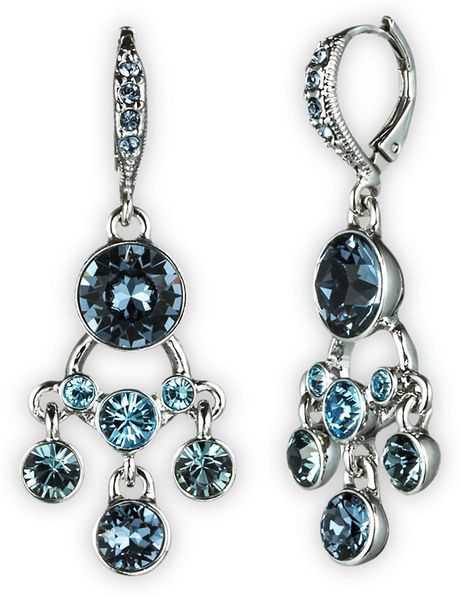 givenchy blue stone earrings