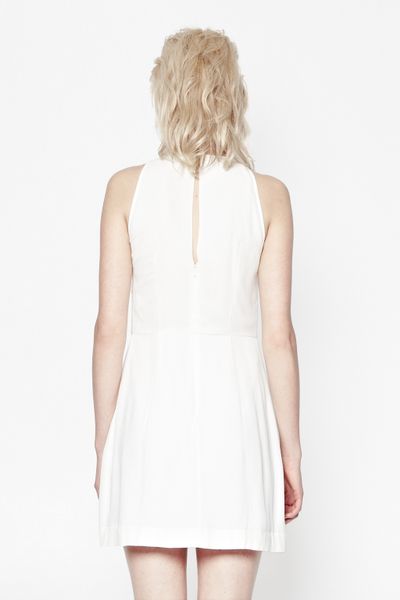 french connection white summer dress
