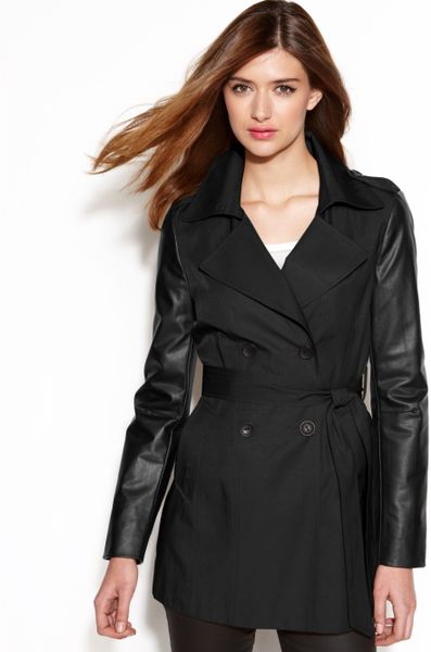 black leather trench coat imported genuine leather fashion long coat