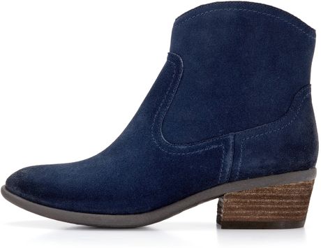 clarks blue booties