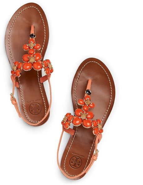 tory burch coral flats