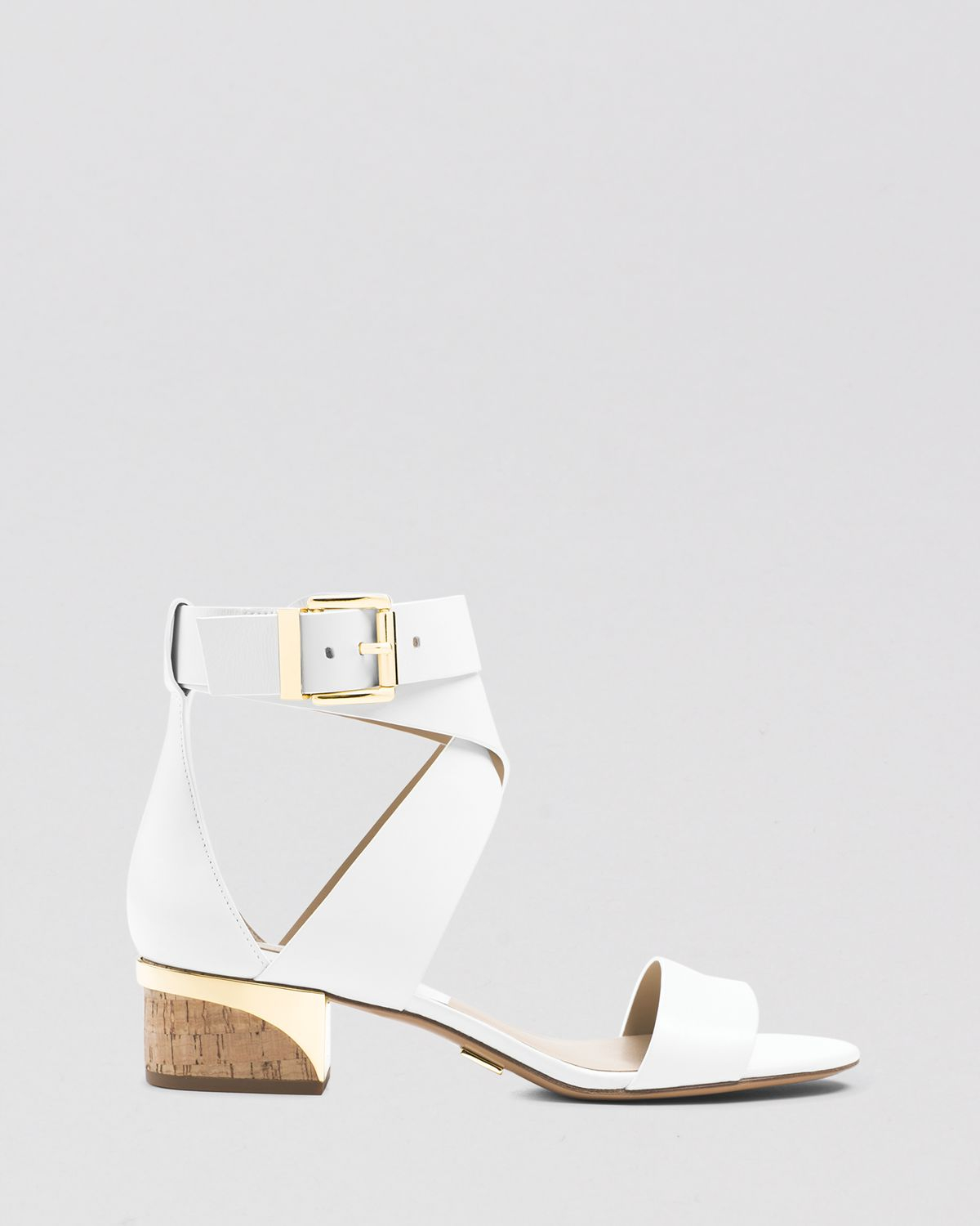 michael kors optic white sandals
