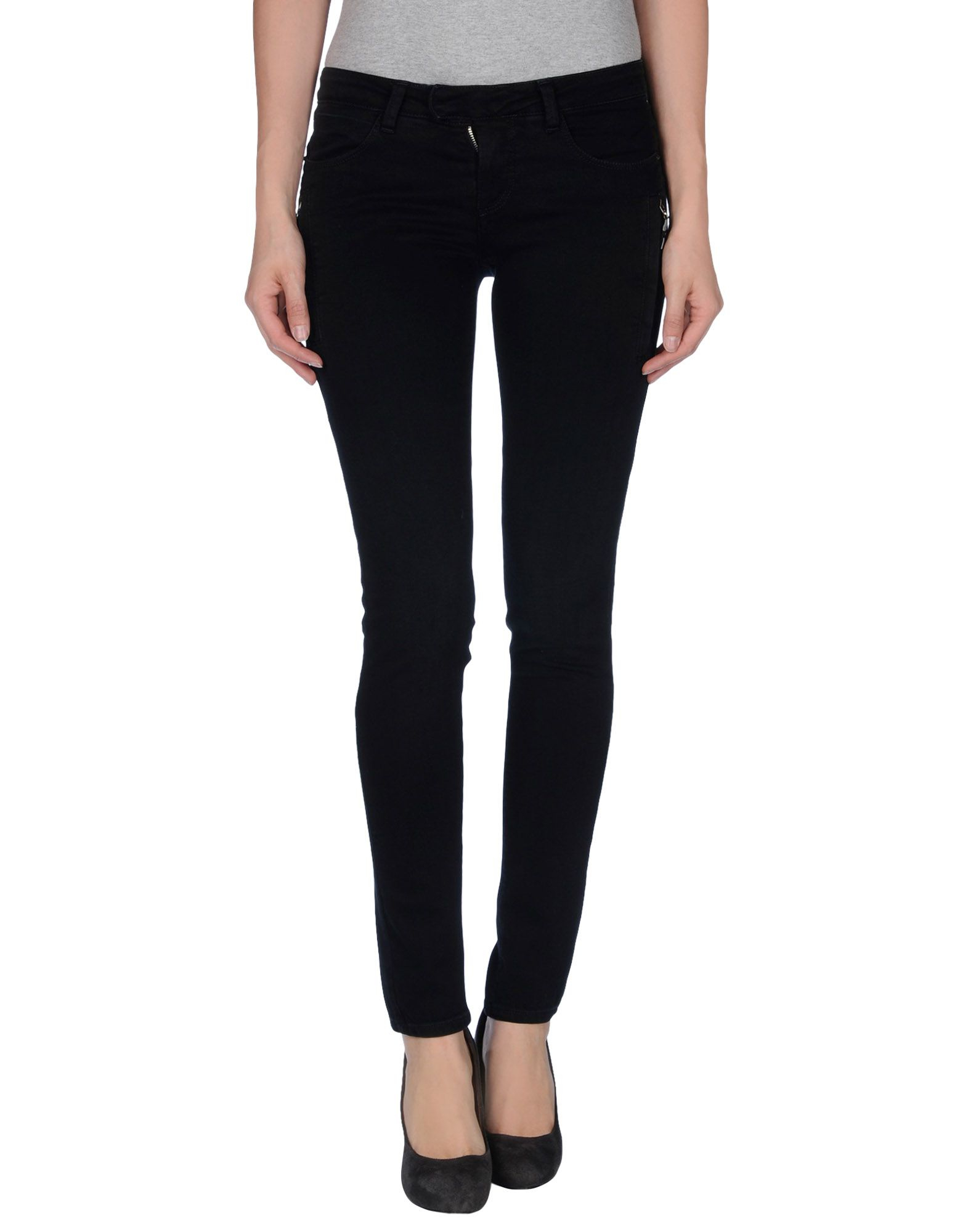 C’n’c Costume National Denim Trousers In Black 