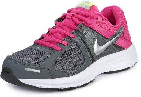 nike gray and pink