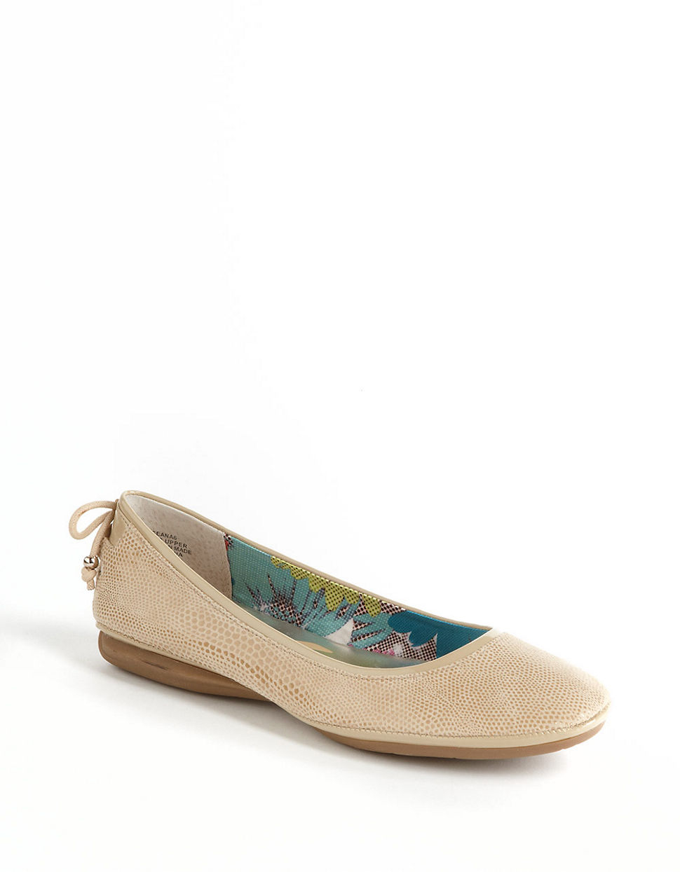 anne klein tan flats