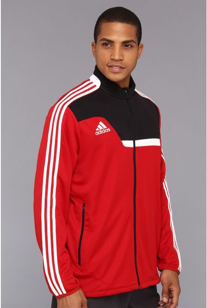 adidas tiro jacket red